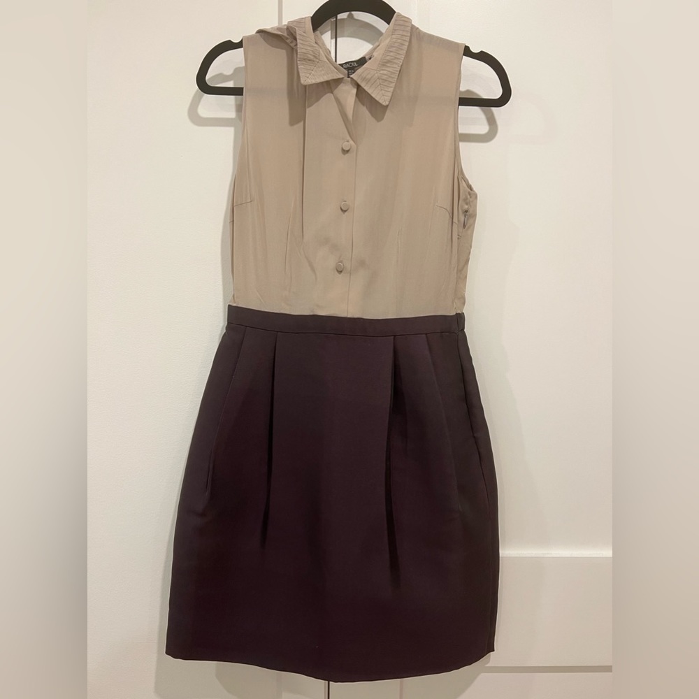 Raoul button down collared dress sz 2